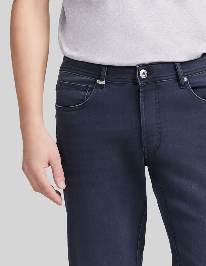 Staalblauwe SLIM jeans in biokatoen Heren - IKKS