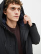 Zwarte parka IKKS x INVENTIVE CITI Heren-8