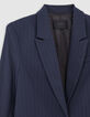 Damesjasje met tennisstreep in marineblauw-5