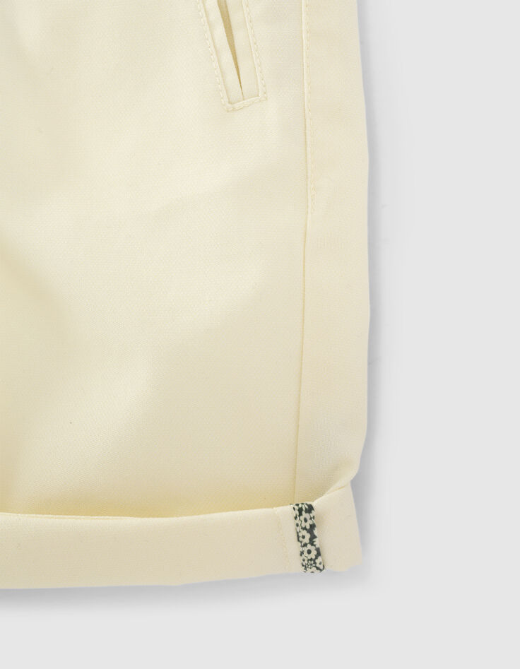 Boys' lemon Bermudas -4