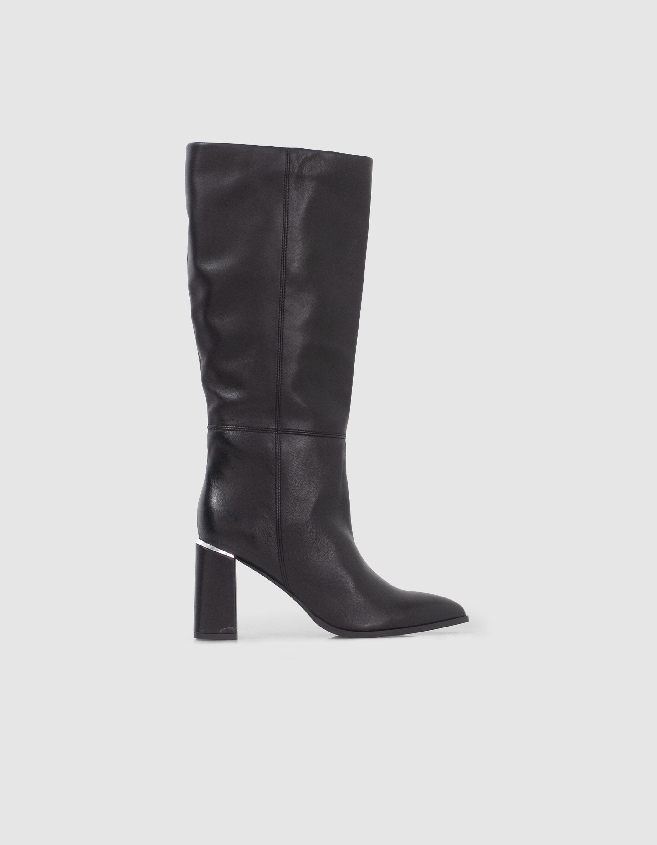 Bottes cuir femme hot sale talon