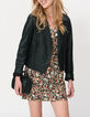 Babery Green Bikerlederjacke mit Flechtbänder I.Code-1