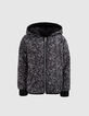 Plumas reversible negro jungle rock y negro liso niña-2