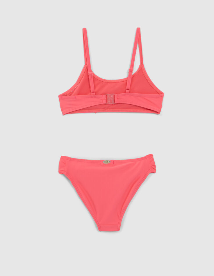 Fluoroze bikini 2-delig iriserend meisjes-3
