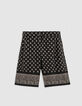 Bermudas COMFORT negro diseños balineses hombre-5