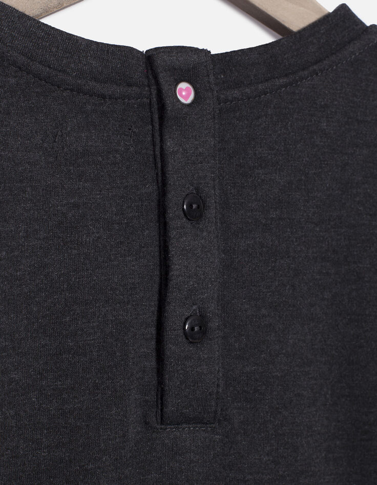 Girls' cotton fleece sweatshirt-4