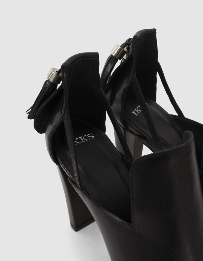 Heel Ikks Boots Femme Sale Flat Heel Thigh High Boots Black Hot Sale