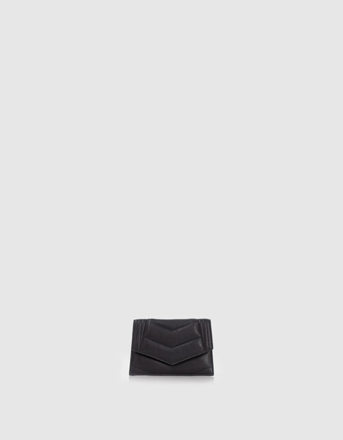 Women’s black quilted leather THE 1 TIMELESS medium pocket