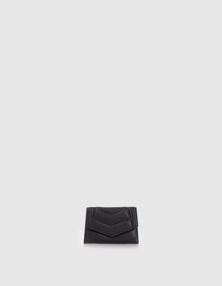 Tarjetero THE 1 TIMELESS negro meduim pocket mujer-2