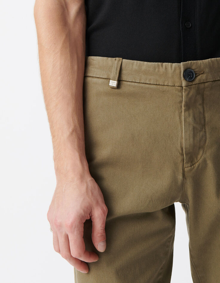 Pantalon chino SLIM kaki Homme-4