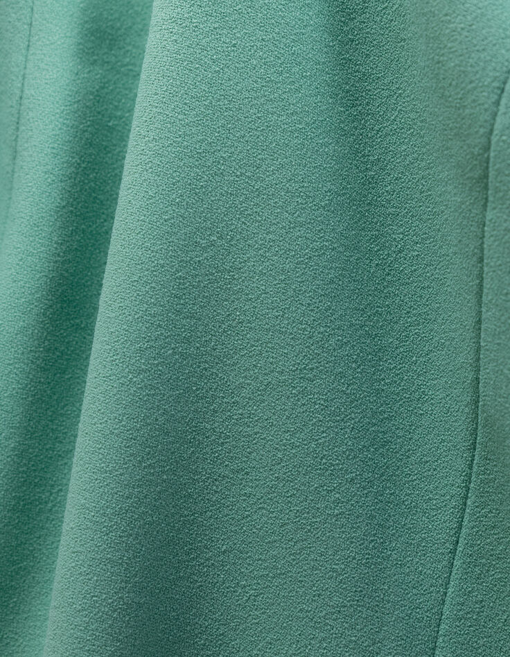 Grüne Anzugjacke aus recyceltem Polyester für Damen-9