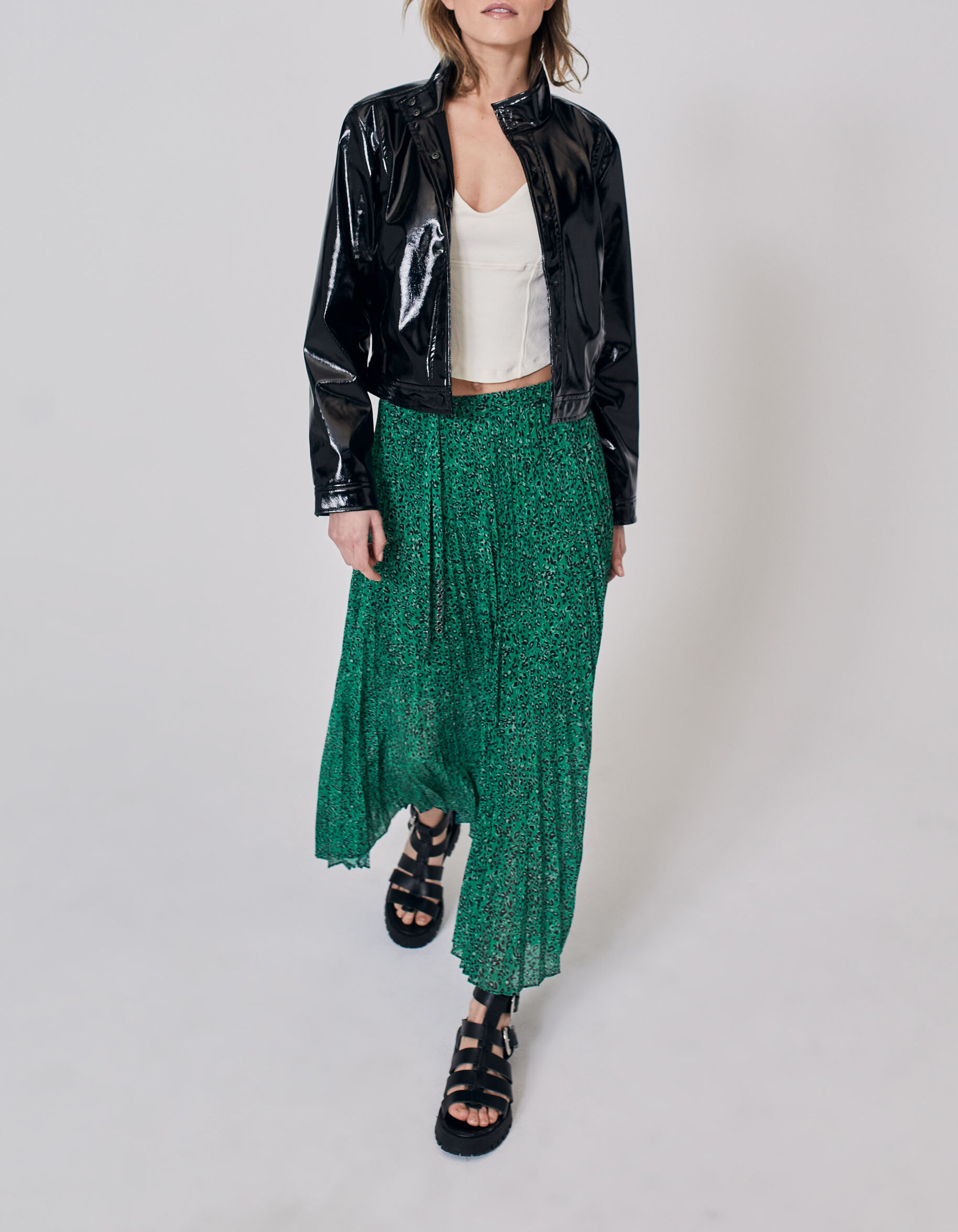 Jupe verte ikks clearance