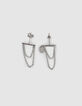 Women’s IKKS talisman fine chain earrings-2