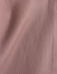 Langer rosa Mädchen-Overall mit Stickerei-9