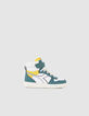 Green, white and yellow IKKS X DIADORA trainers-1