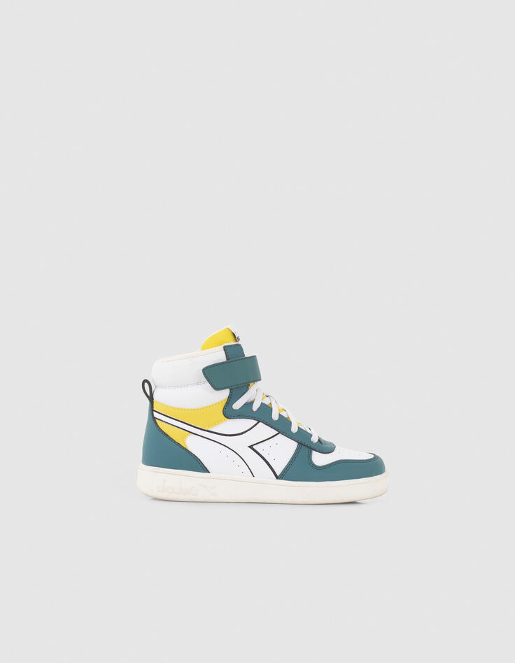 Green, white and yellow IKKS X DIADORA trainers-1