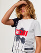 Cremeweißes Jungen-T-Shirt WAY auf Palmen -2