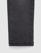 stonewashed  rechte jeans geborduurde zakken meisjes-4
