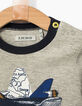 Grijs T-shirt babyjongens -4