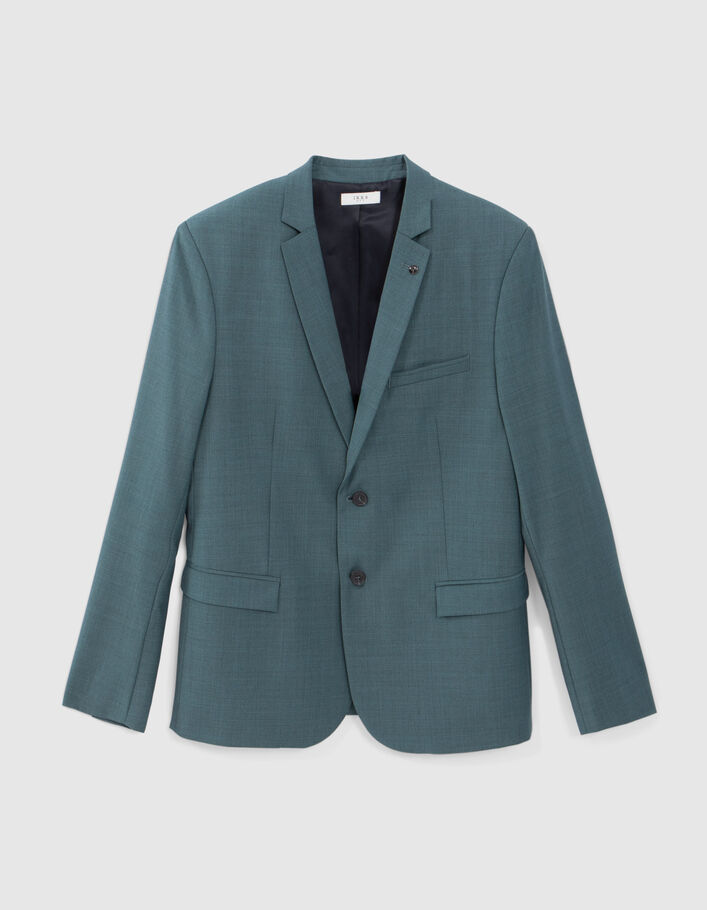 Men’s bluey green suit jacket - IKKS