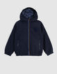Chaqueta cortavientos azul marino de niño-1