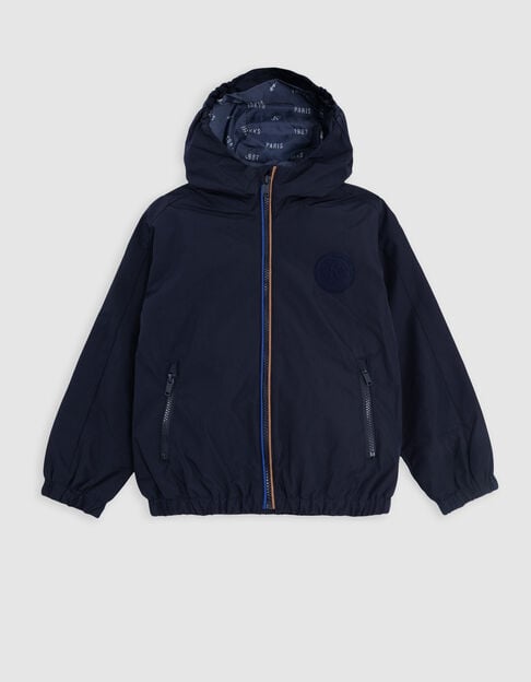 Chaqueta cortavientos azul marino de niño - IKKS