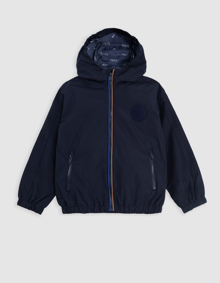 Chaqueta cortavientos azul marino de niño-1