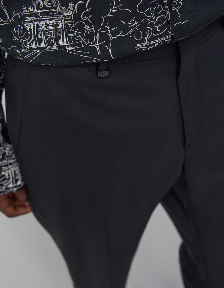 Pure Edition-Pantalon de costume noir Homme-4