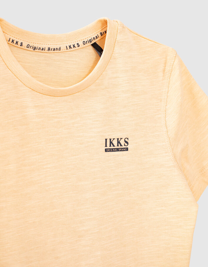T-shirt peach Essentiel en coton bio garçon - IKKS
