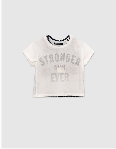 Camiseta 2 en 1 con top de estrellas SPORT LAB niña - IKKS