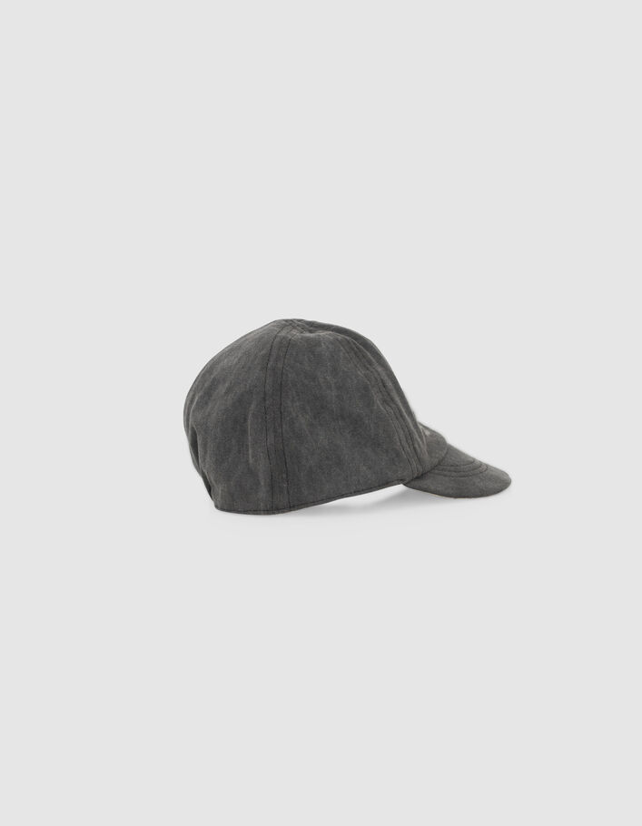 Casquette réversible beige imprimé et gris bébé garçon - IKKS