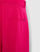 Pantalon tailleur fuchsia Femme-5