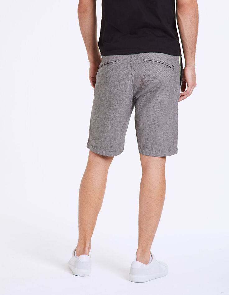 Men’s mink jacquard + neon touch on side chino Bermudas-3 Men’s mink jacquard + neon touch on side chino Bermudas-3