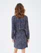 Vestido corto viscosa Ecovero™ estampado fantasía mujer-3