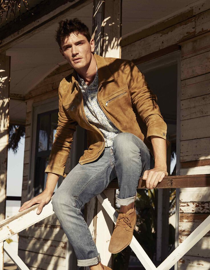 Men's camel jacket-1