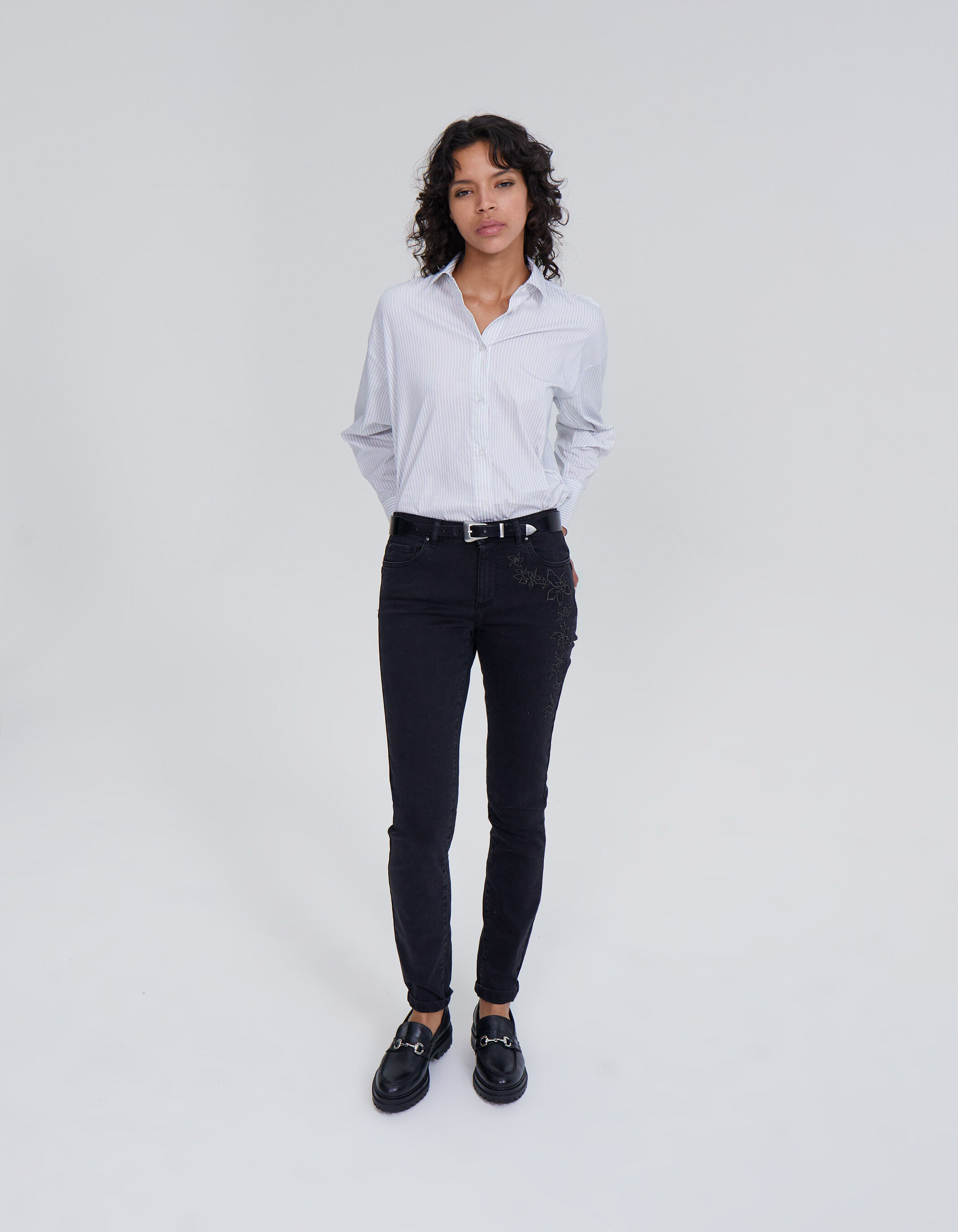 Chemise en jean ikks femme deals