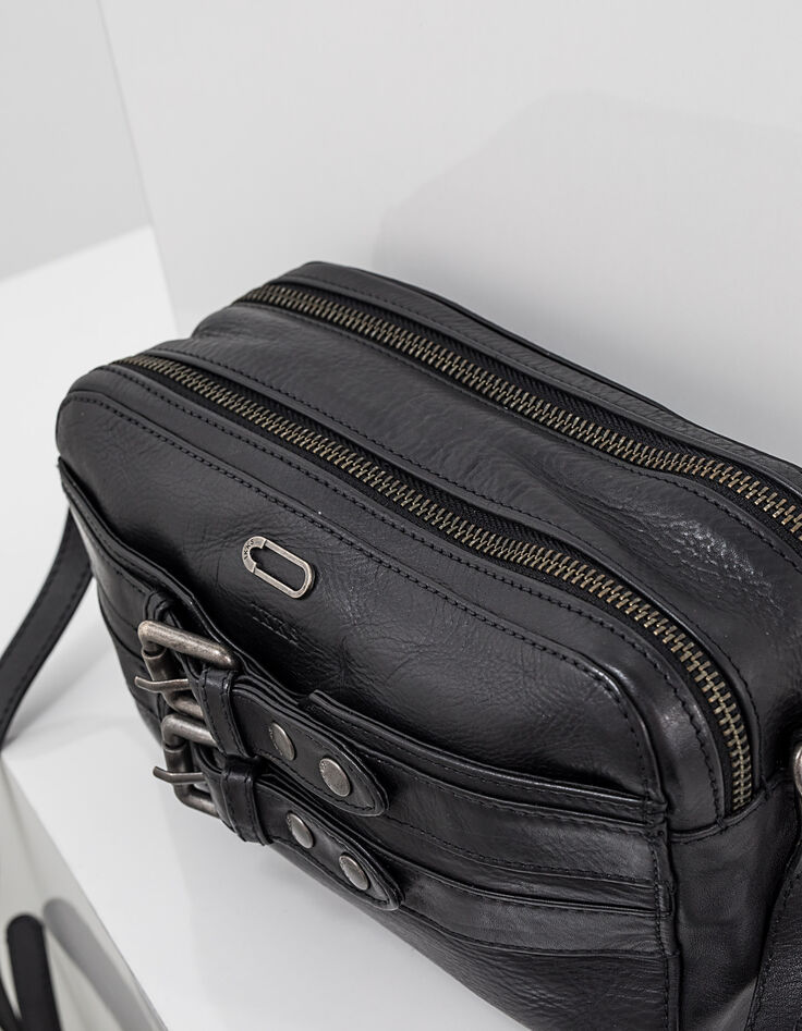 Sac pochette The Messenger boucles métal femme-4