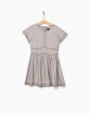 Girls’ grey flowing dress, placed embroidery-2