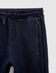 Jogging navy avec 2 longs zips côtés garçon -3