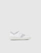 Men&rsquo;s off-white leather trainers-1