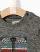 Grijs T-shirt babyjongens -5