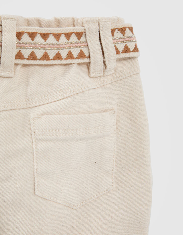 Jeans mit G&uuml;rtel mit Ethnic-Stickerei f&uuml;r Babym&auml;dchen-6