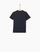 Boys' navy skateboarder T-shirt -4