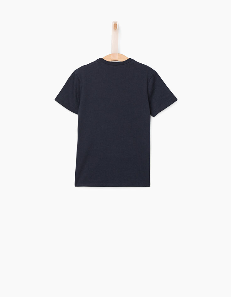 Boys' navy skateboarder T-shirt -4