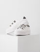 Deportivas No Name plato straps snake blanco-2