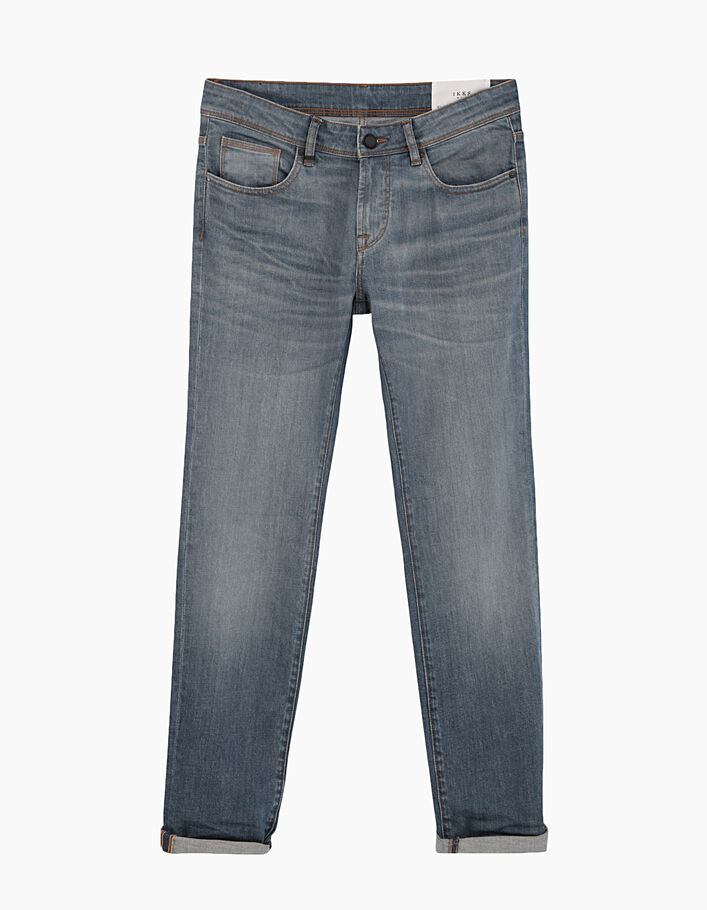Men's blue slim jeans - IKKS