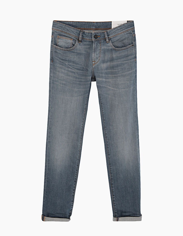 Men's blue slim jeans-2 Men's blue slim jeans-2