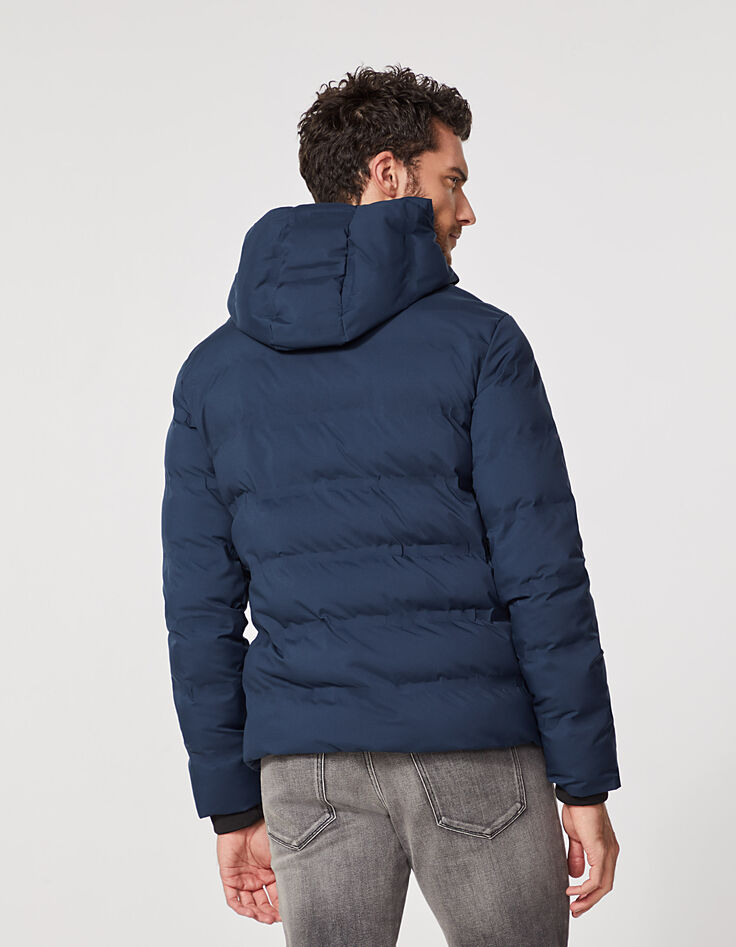 Doudoune indigo matelassage Homme-3