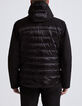 Men’s black mixed-fabric IKKS x DUVILLARD padded jacket-3