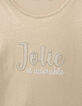 Camiseta dorada bordado Jolie et Adorable niña-4